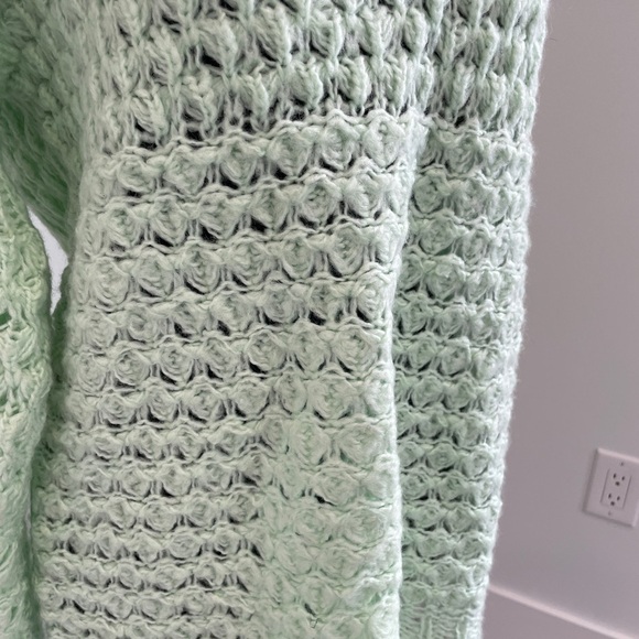 Free People Mint Chunky Knit Oversized Sweater - Picture 7 of 11